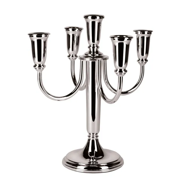 wilkens-leuchter-ambassador-versilbert-5-flammig-klein-24-cm image 1