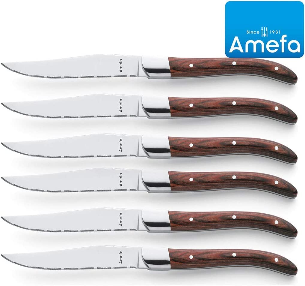 amefa-royal-steak-steakmesser-set-6-teilig-mit-wellenschliff-und-holz-griff-im-e image 5