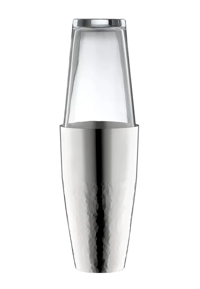 robbe-berking-martel-cocktailshaker-90g-versilbert-mit-glas image 1