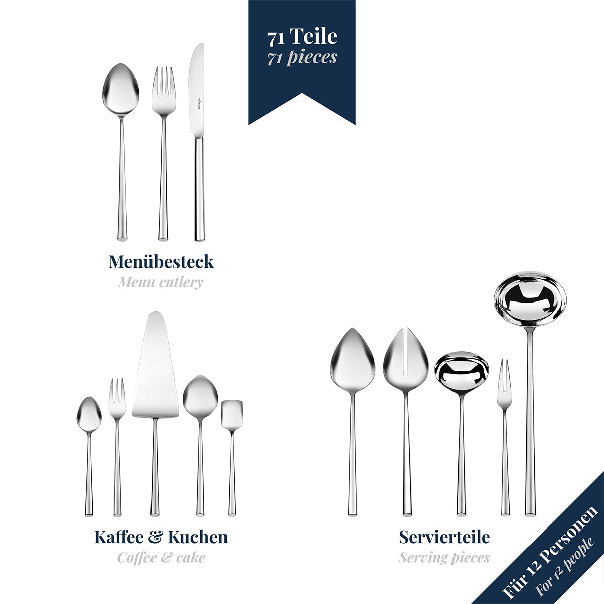 wilkens-palladio-71-teiliges-besteckset-18-10-edelstahl-poliert-f-r-12-personen image 2