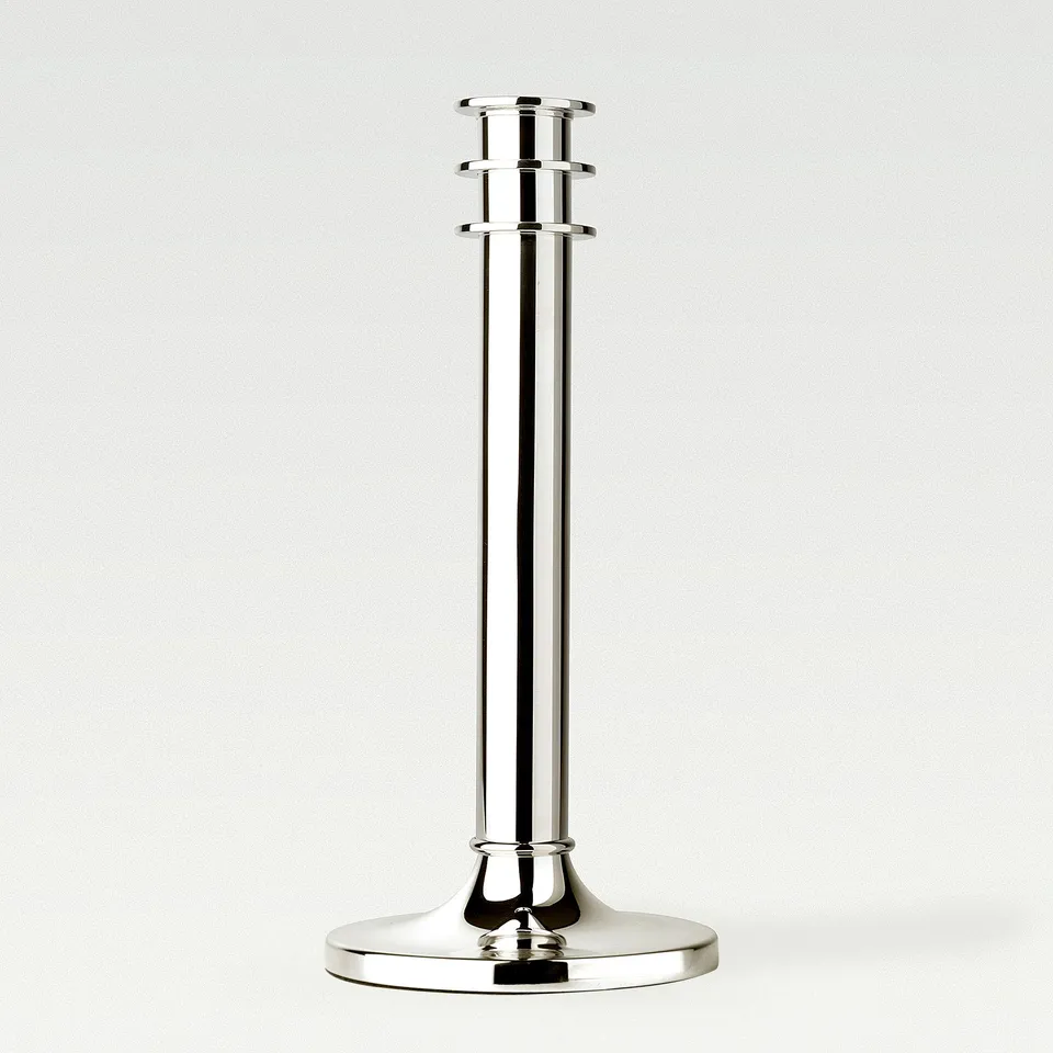 wilkens-facette-leuchter-versilbert-1-flammig-24-5-cm image 1