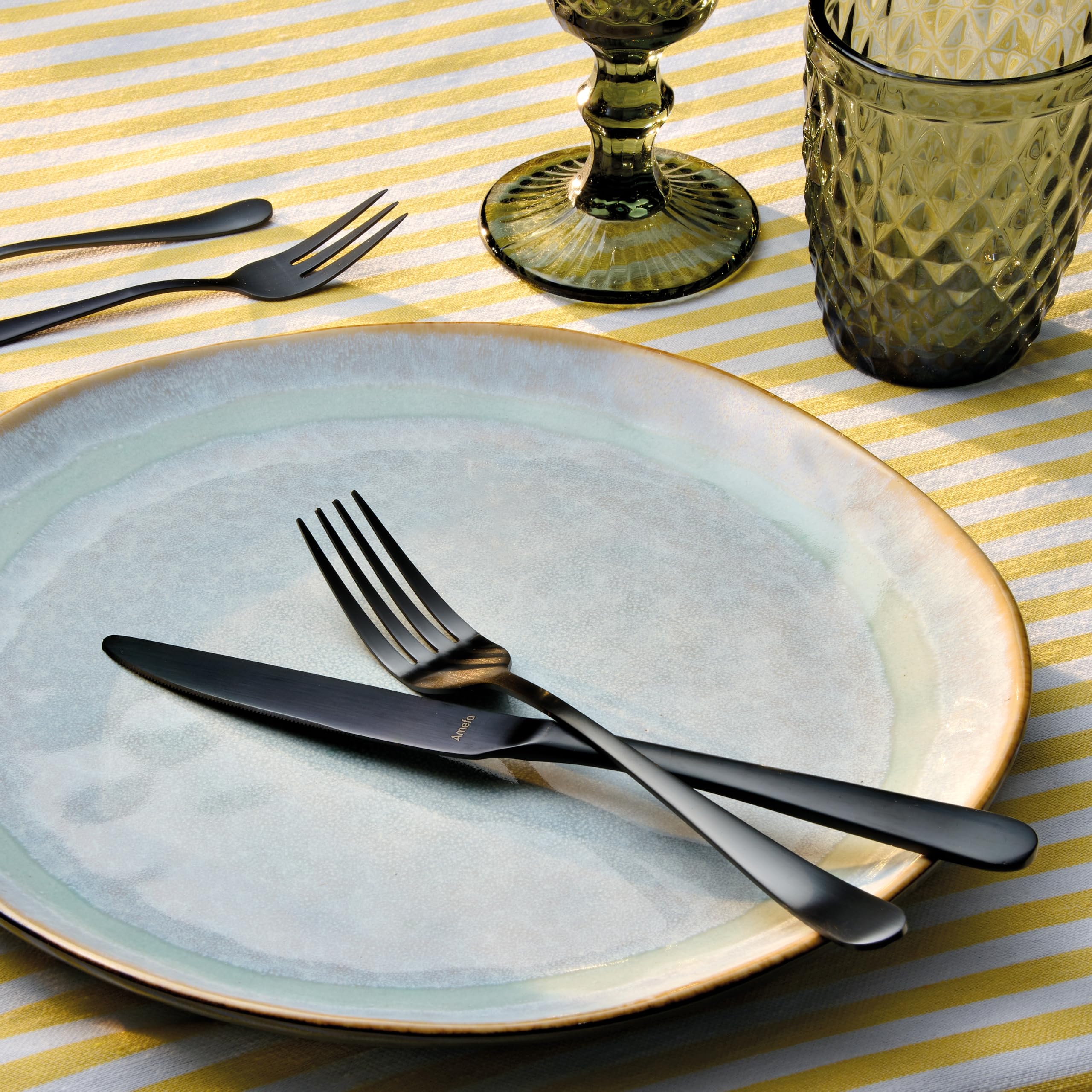 amefa-austin-schwarz-besteckset-24-teilig-pvd-schwarz-18-0-edelstahl-f-r-6-perso image 3