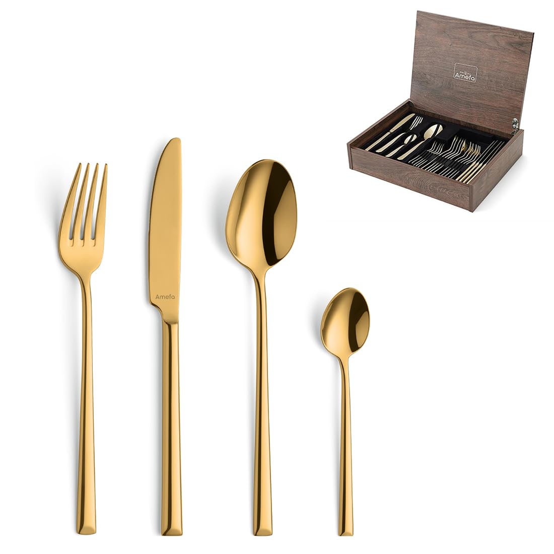 amefa-metropole-besteckset-24-teilig-18-10-edelstahl-pvd-champagner image 8