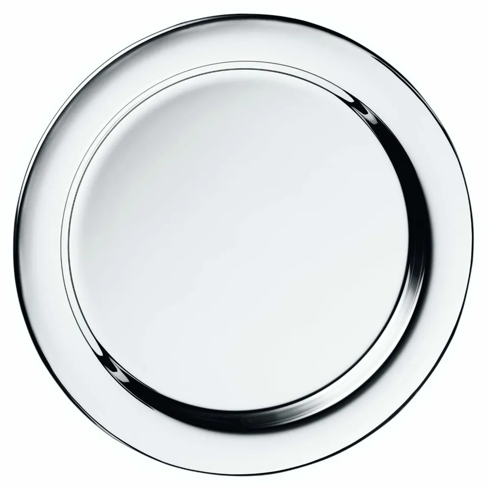 wilkens-gl-serteller-silhouette-versilbert-mit-geb-rdeltem-rand-11-cm image 1