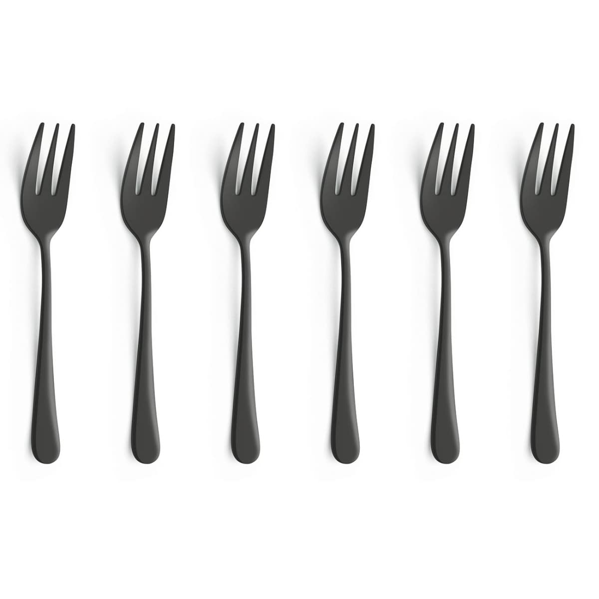 amefa-austin-kuchengabel-set-6-teilig-schwarz-satiniert-14-3-cm image 1