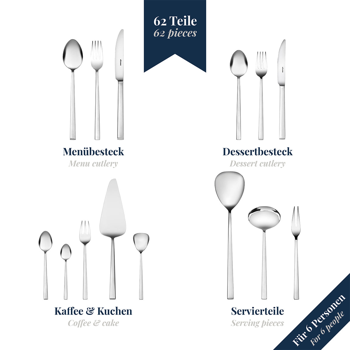 wilkens-cantone-besteckset-62-teilig-18-10-edelstahl-mattiert-f-r-6-personen image 2