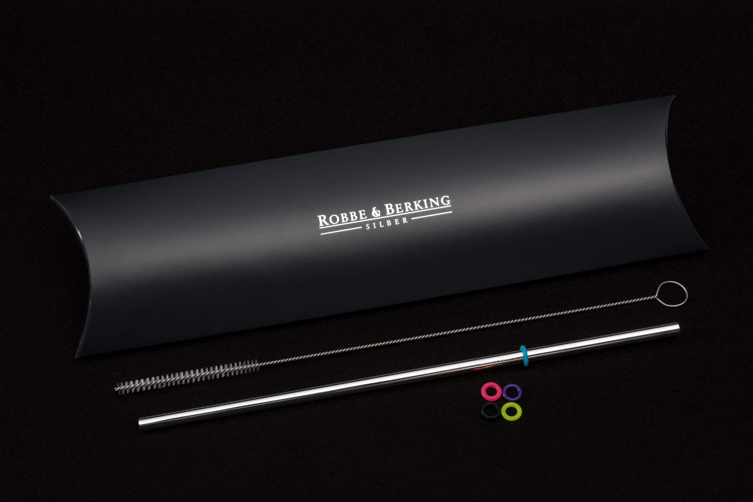 robbe-berking-trinkhalm-strohhalm-90g-versilbert image 2