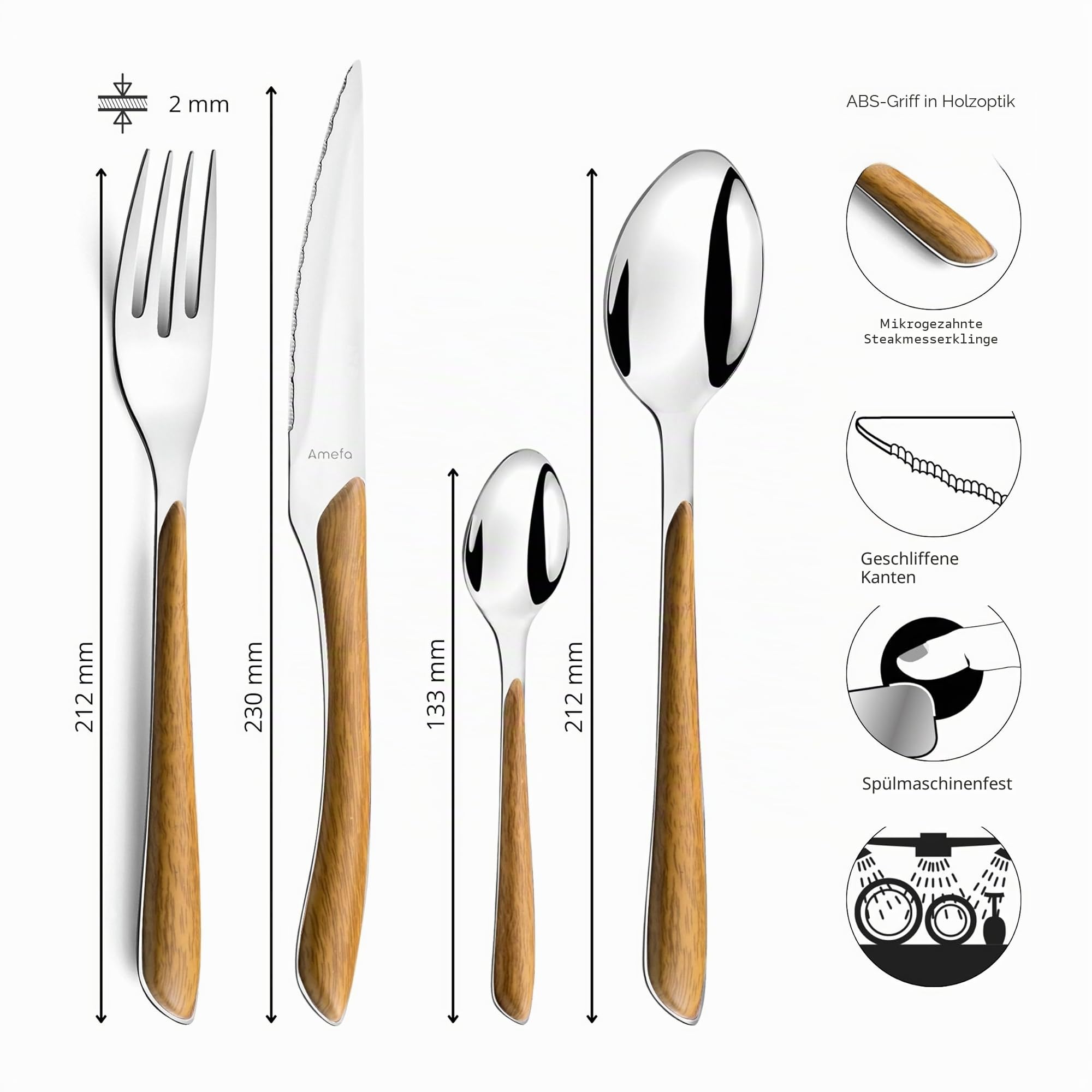 amefa-eclat-nature-besteckset-24-teilig-f-r-6-personen-holz-braun image 2