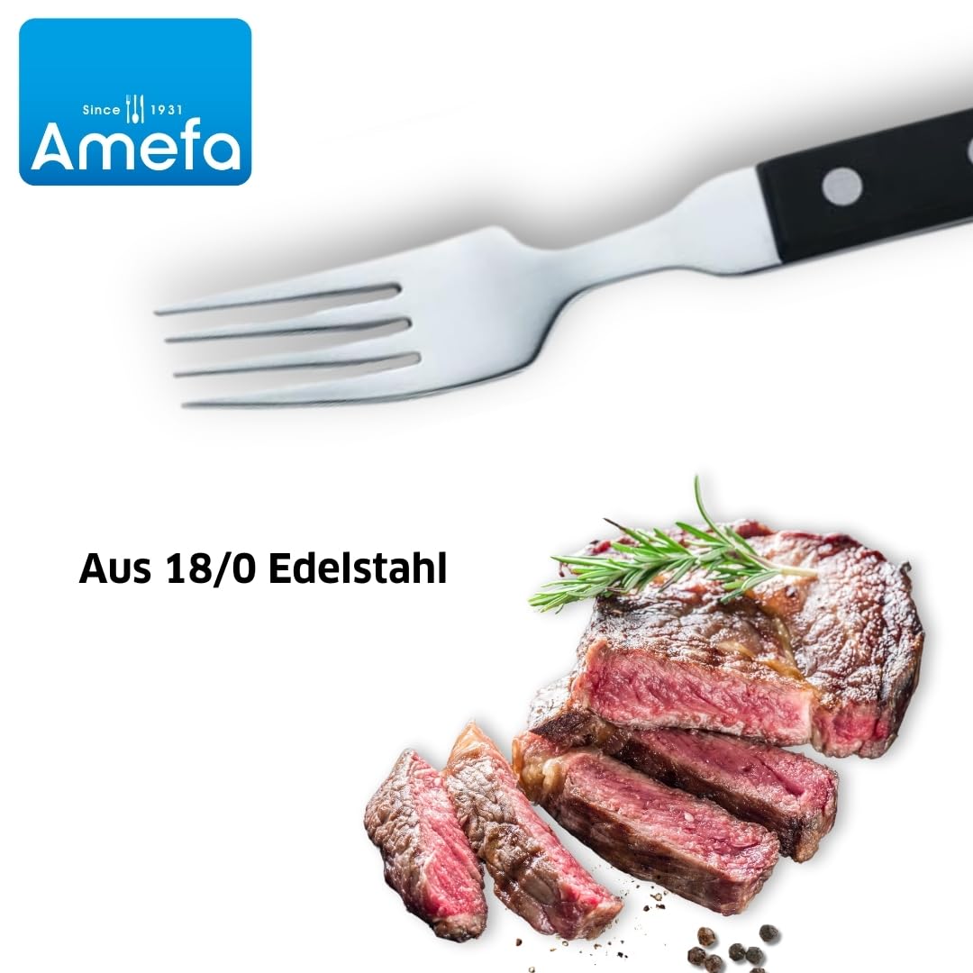 amefa-pizza-7000-steakgabel-set-6-personen-18-0-edelstahl-mit-pakka-wood-griff image 2
