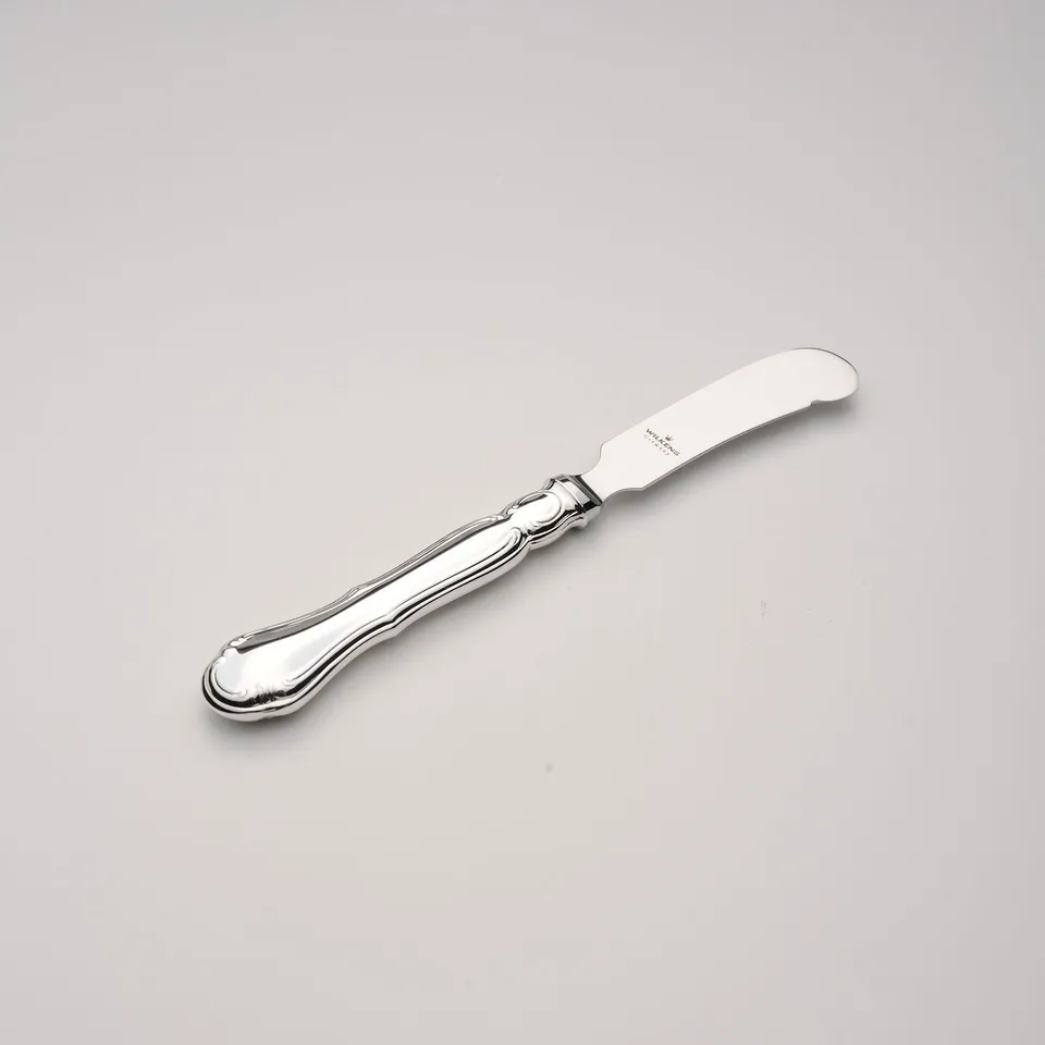 wilkens-buttermesser-dresdner-barock-180g-royal-versilberung-edelstahlklinge image 1
