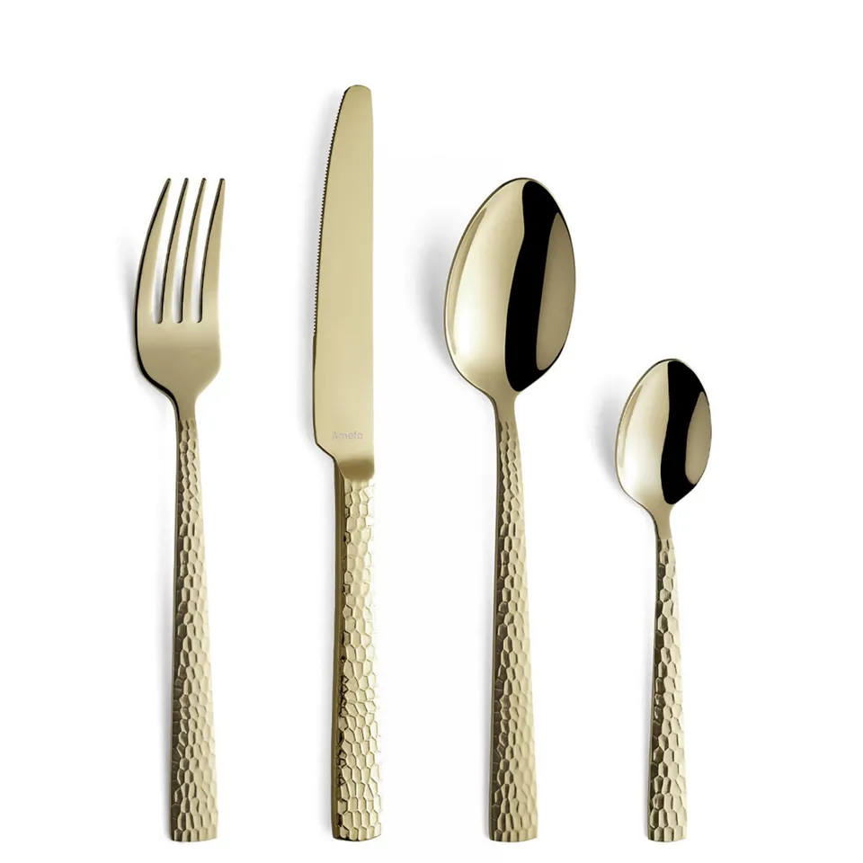 amefa-felicity-besteck-set-24-teilig-f-r-6-personen-champagner-geh-mmerter-griff image 1