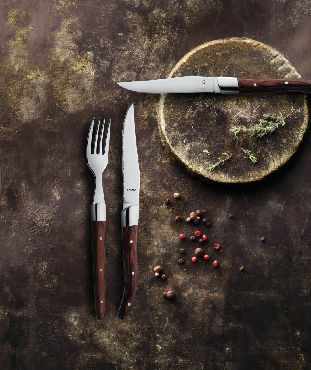 amefa-royal-steak-steakmesser-set-6-teilig-mit-wellenschliff-und-holz-griff-im-e image 6