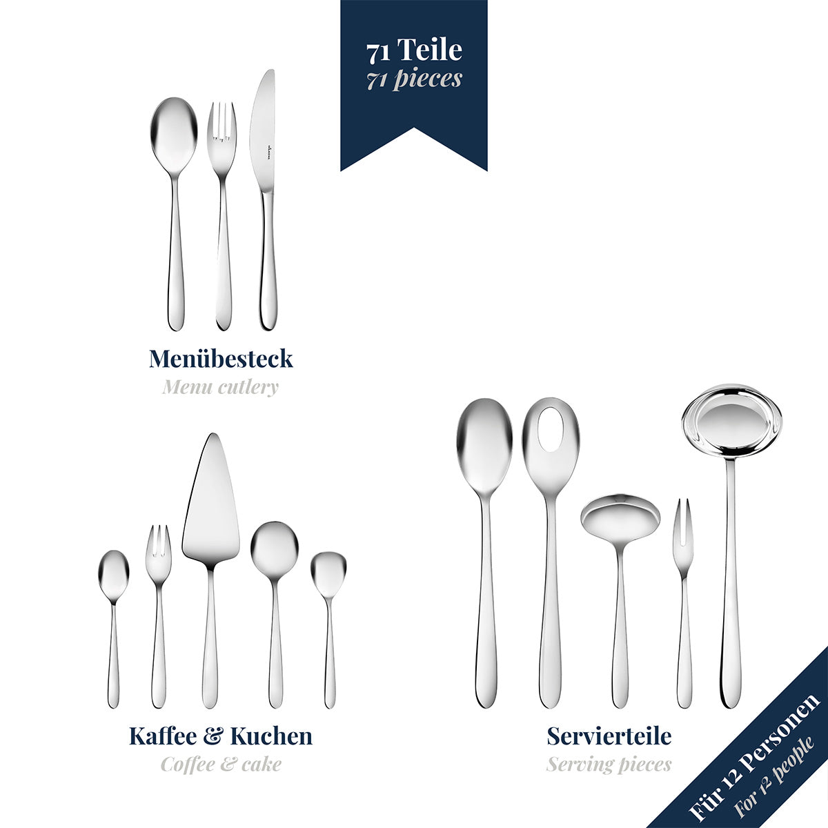 wilkens-besteckset-rotondo-71-tlg-18-10-edelstahl-f-r-12-personen image 2