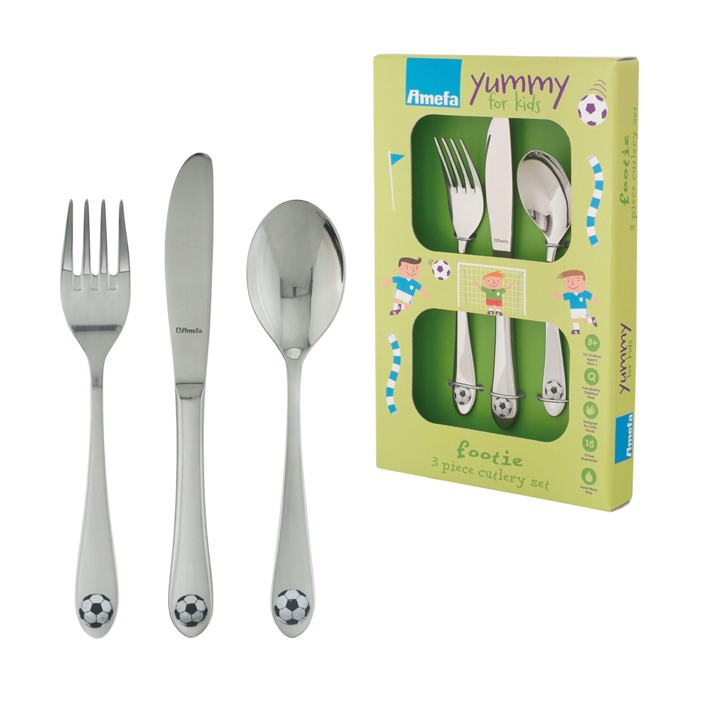 amefa-footie-kinderbesteck-3-teilig-ab-3-jahren-edelstahl image 1