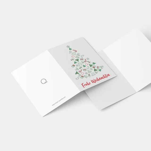 wilkens-gru-karte-weihnachten-weihnachtsgeschenkbaum-a6-mit-umschlag image 1