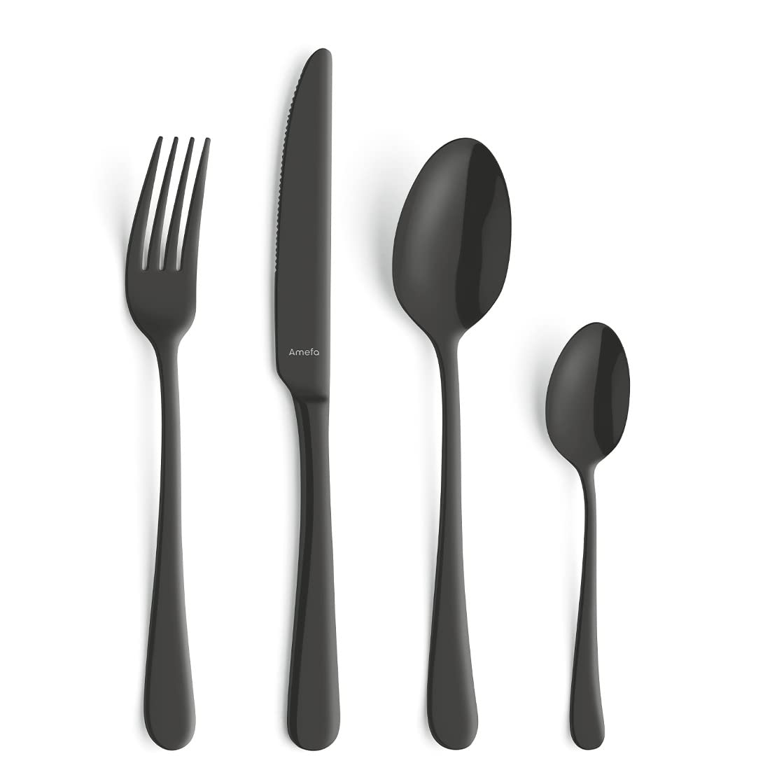 amefa-austin-schwarz-besteckset-24-teilig-pvd-schwarz-18-0-edelstahl-f-r-6-perso image 1