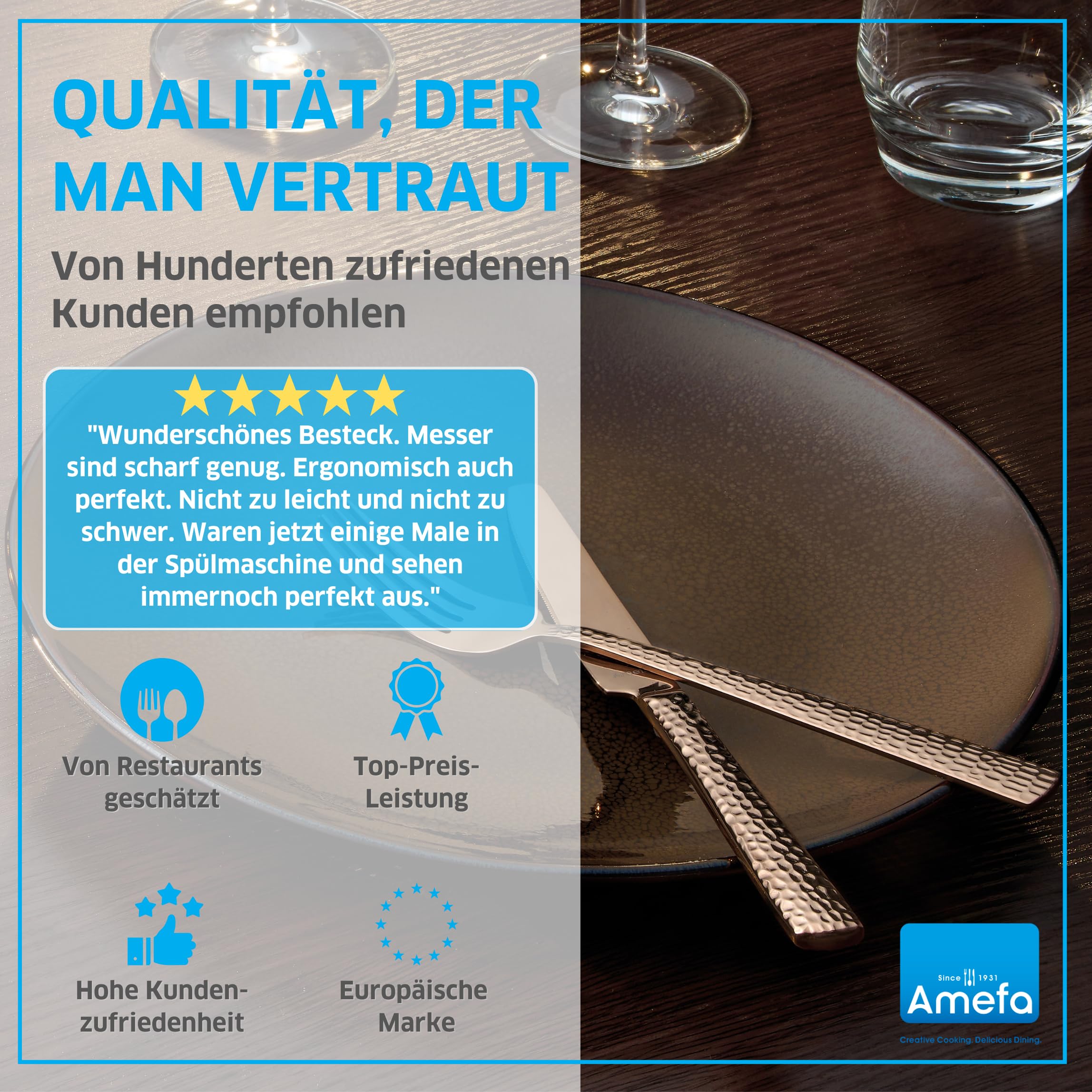 amefa-felicity-besteck-set-24-teilig-f-r-6-personen-champagner-geh-mmerter-griff image 6